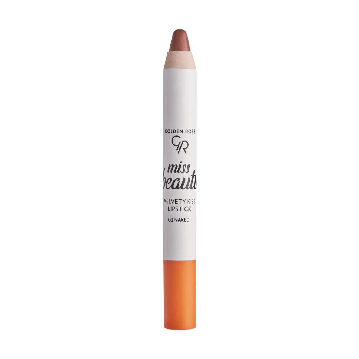 Уцінка! Помада-олівець для губ Golden Rose Miss Beauty Velvety Kiss Lipstick 02 Naked, 3.5 г